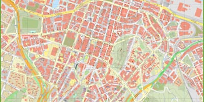 Mapa ulic Auckland