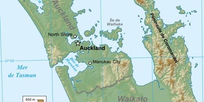 Auckland Geologiczna mapa
